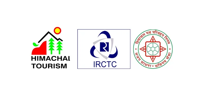 Himachal Tourism, IRCTC and Himachal Road Transport logos