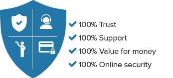 Trust, support, value for money and online security